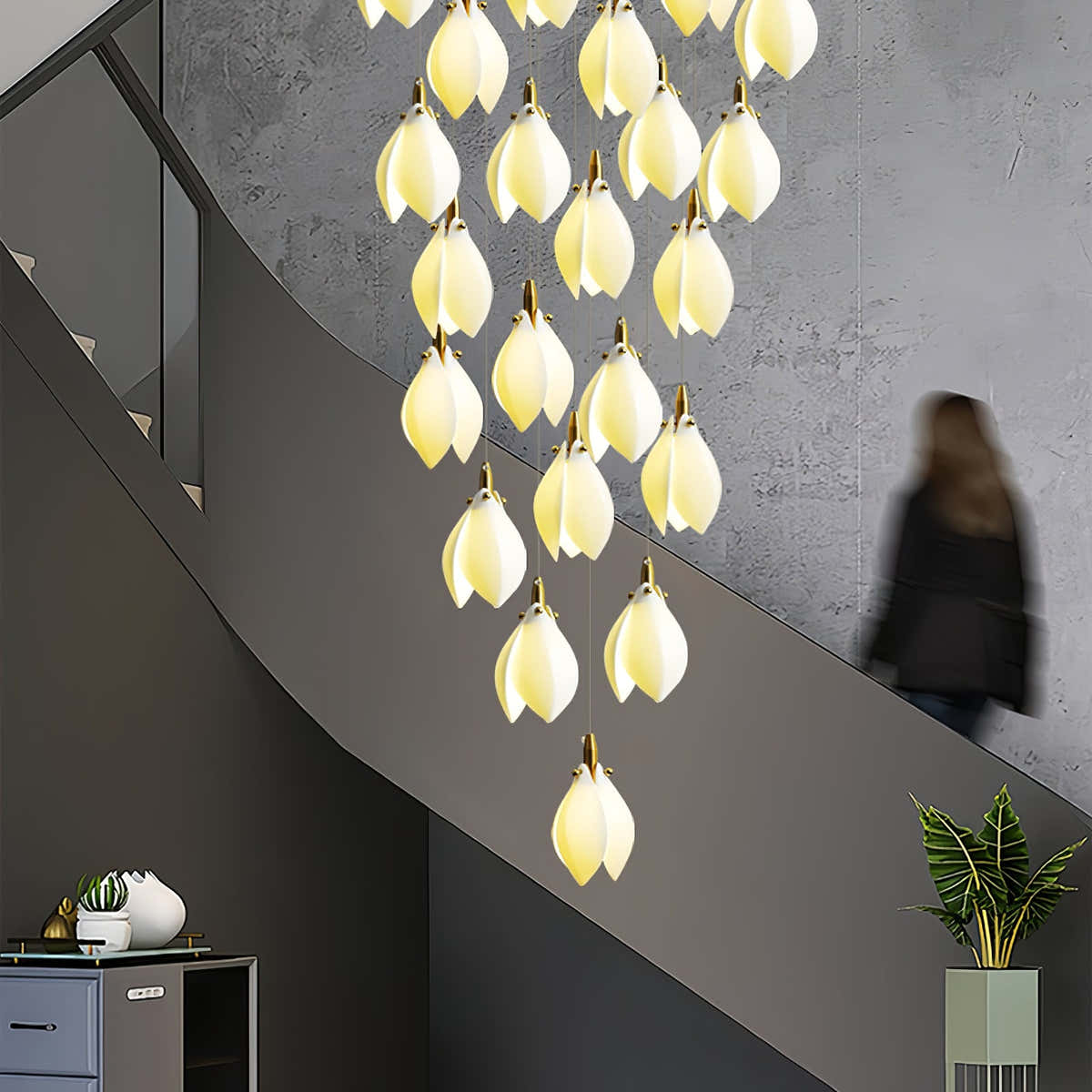 Astralis Bloom Stairs Chandelier