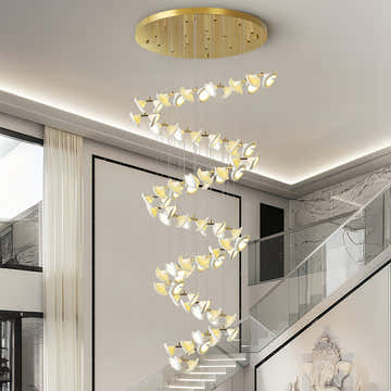 Blossom Double Horn Chandelier