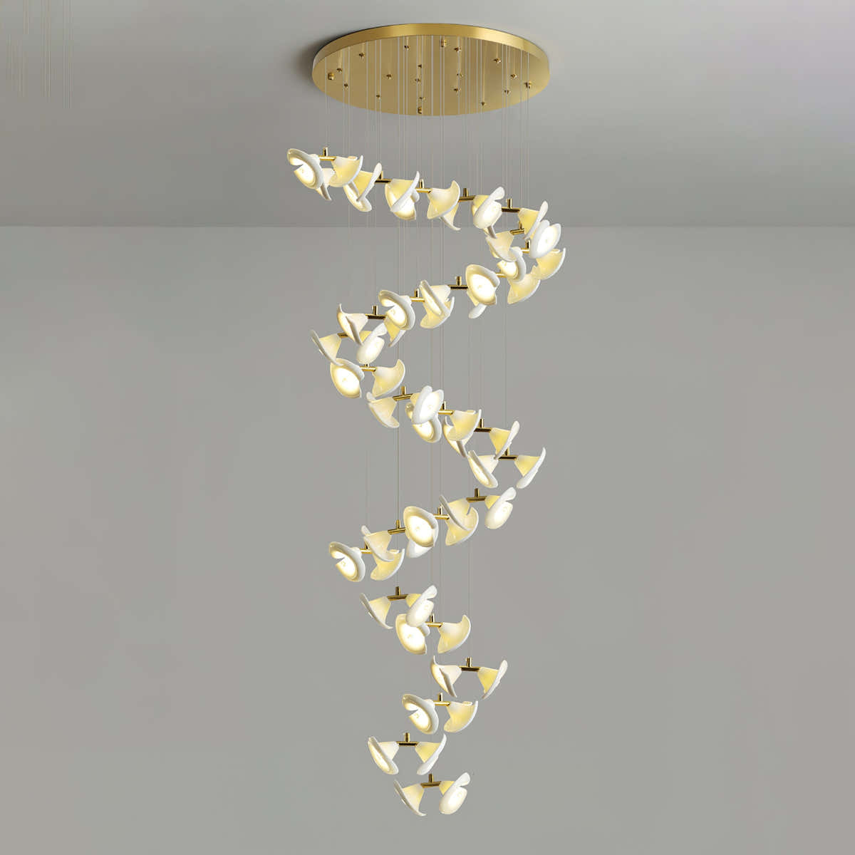 Blossom Double Horn Chandelier
