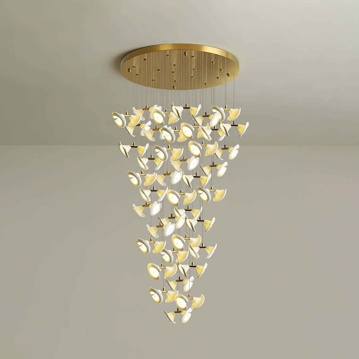 Blossom Double Horn Chandelier