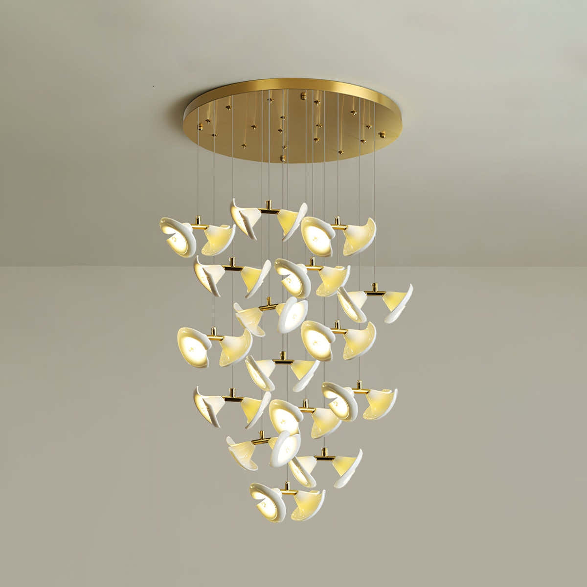 Blossom Double Horn Chandelier