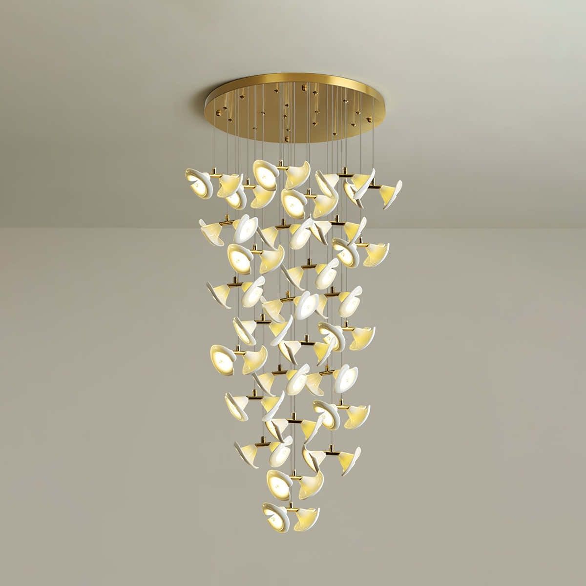 Blossom Double Horn Chandelier
