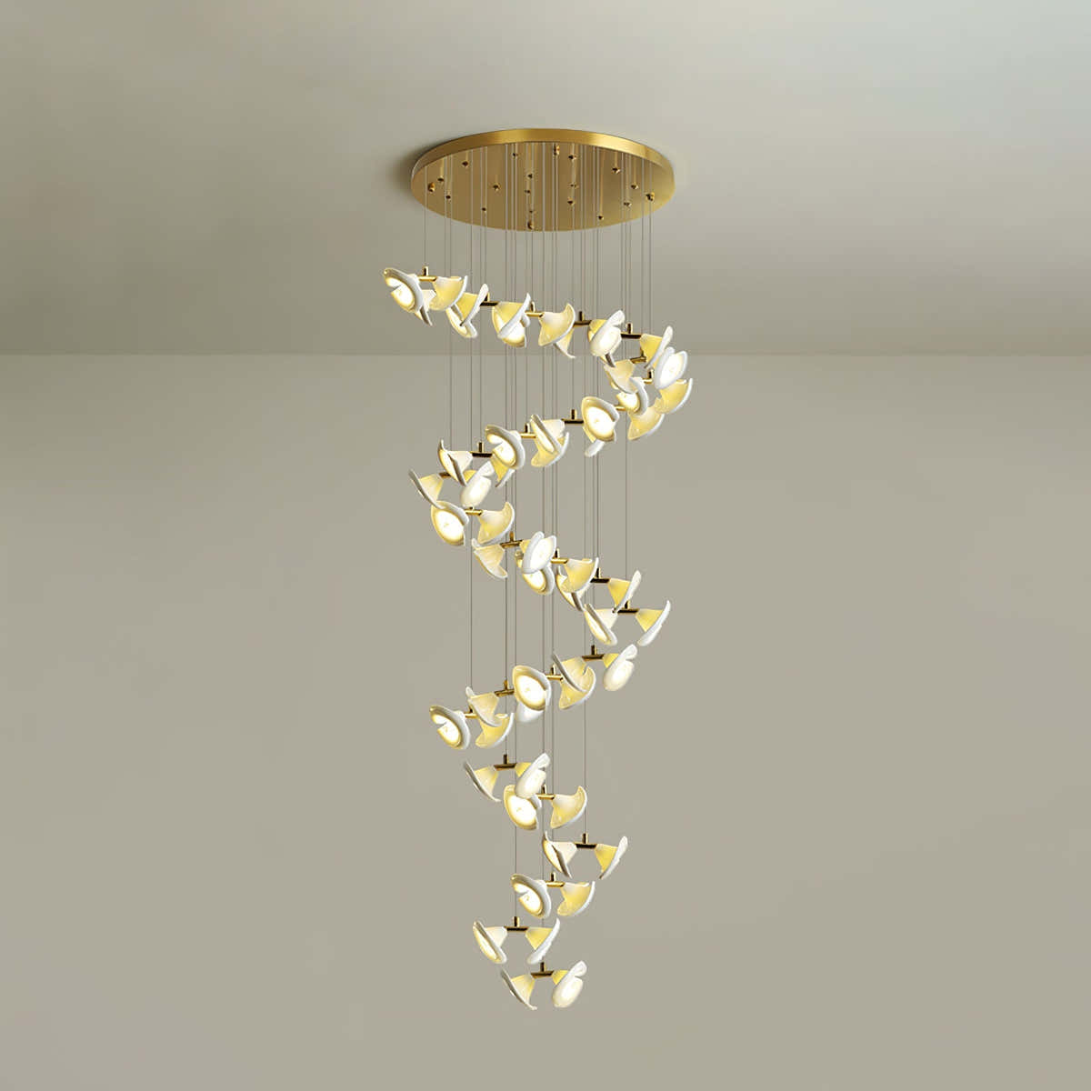 Blossom Double Horn Chandelier