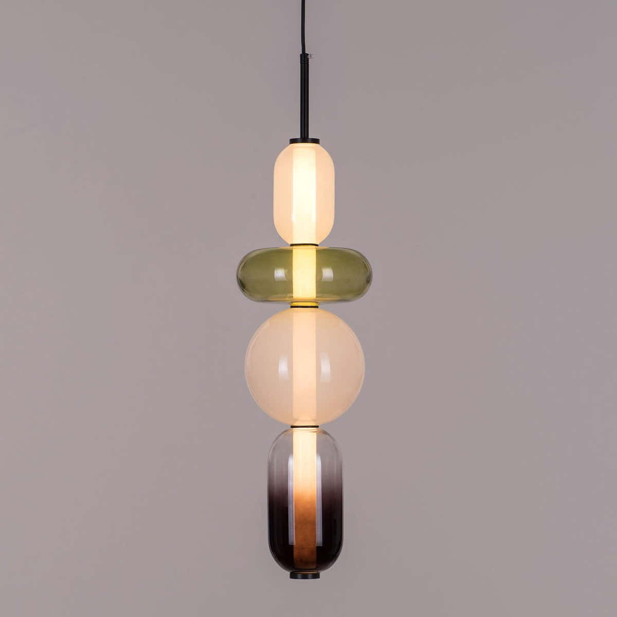 Candied Glass Combo Pendant Light