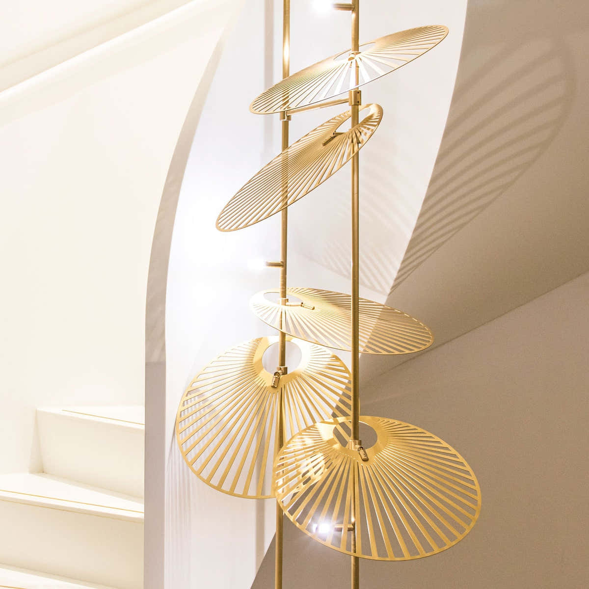 Cattail Leaf Chandelier