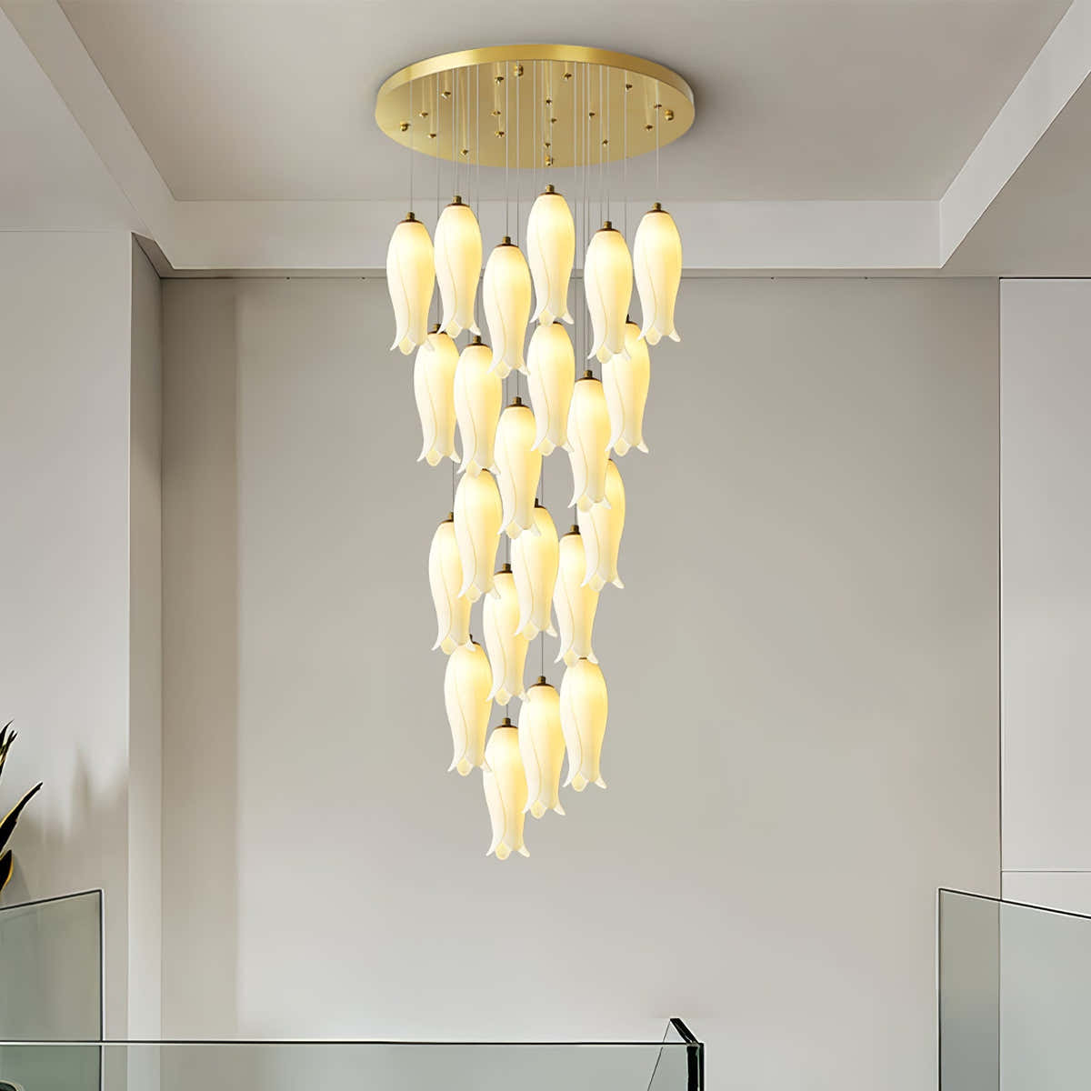 Luma Flora Stairs Chandelier