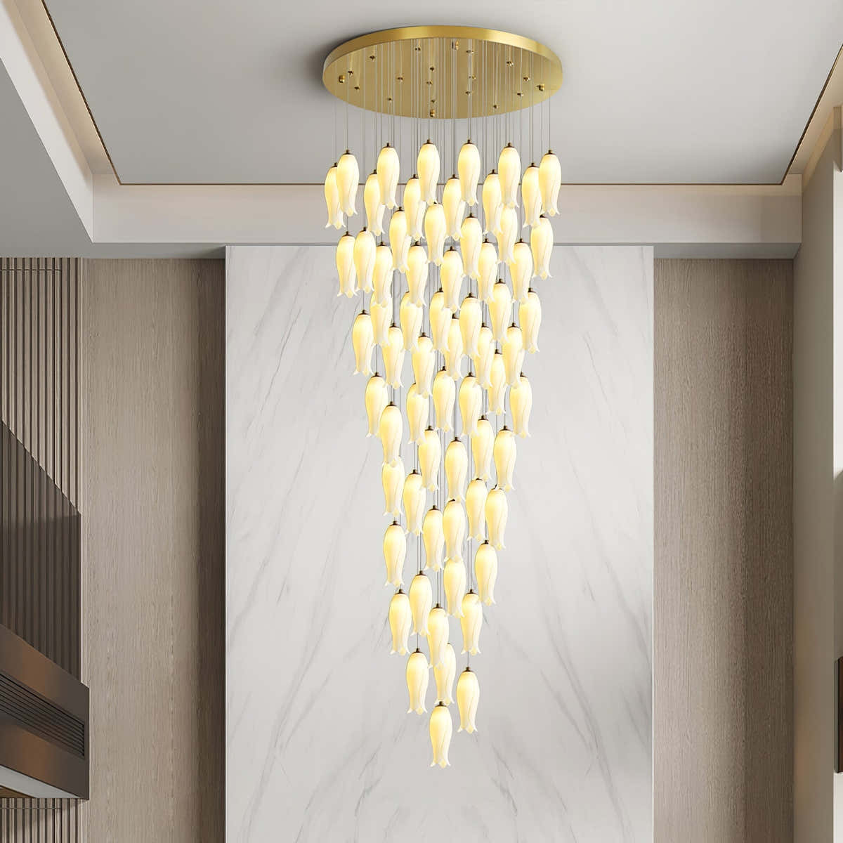 Luma Flora Stairs Chandelier