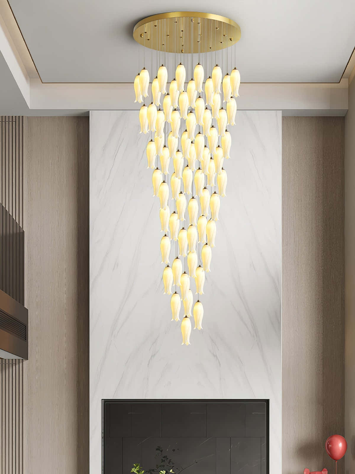 Luma Flora Stairs Chandelier