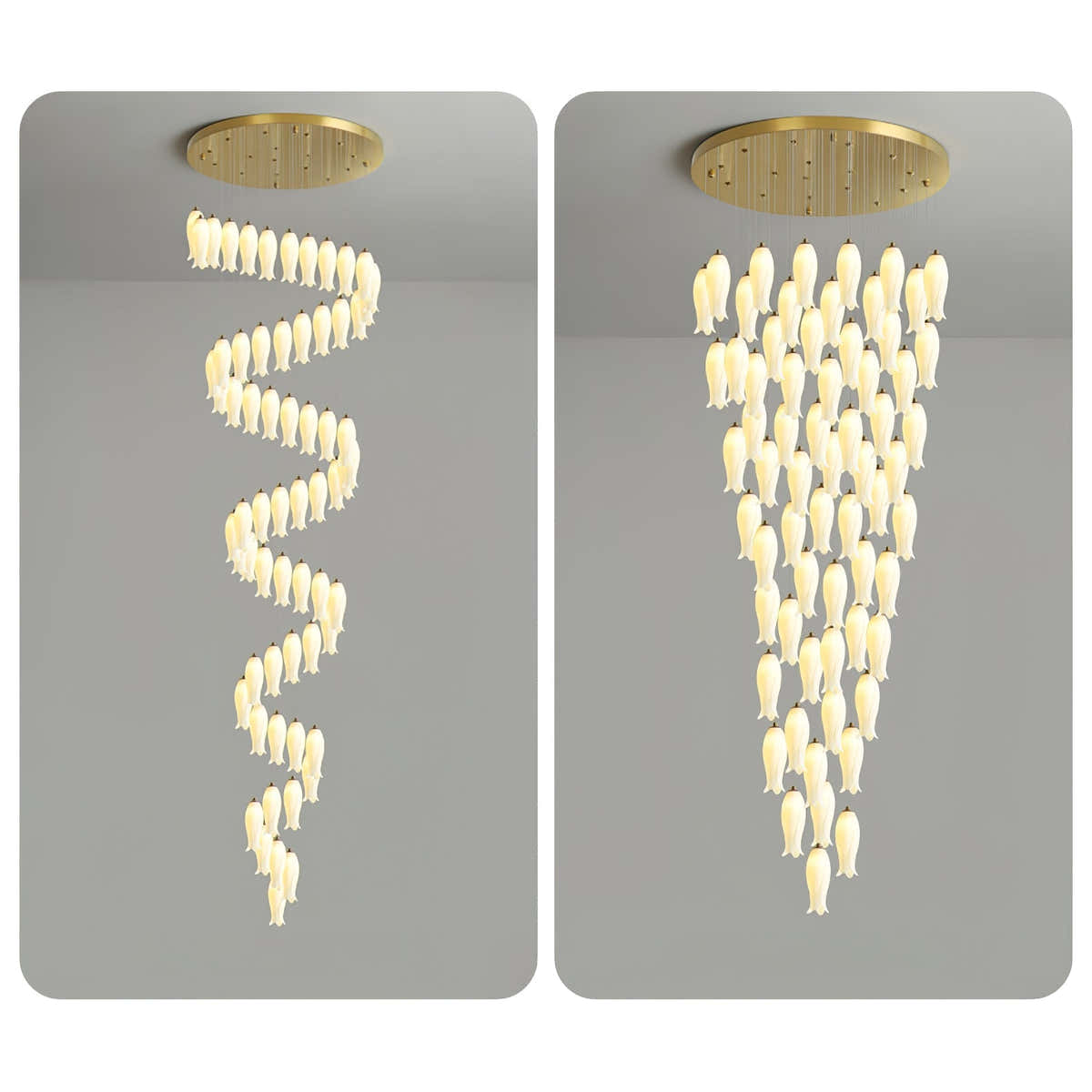 Luma Flora Stairs Chandelier