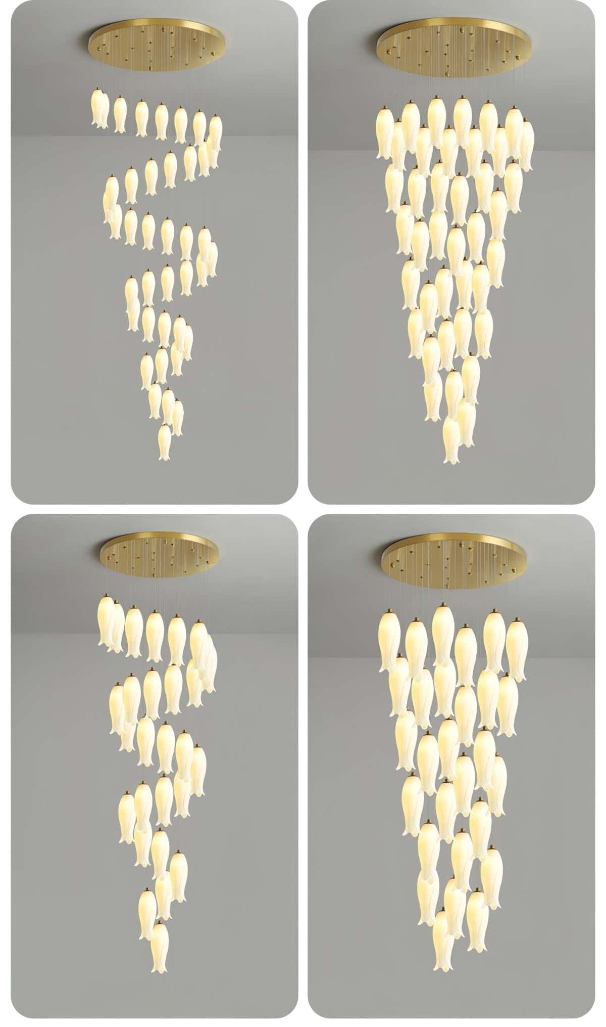 Luma Flora Stairs Chandelier