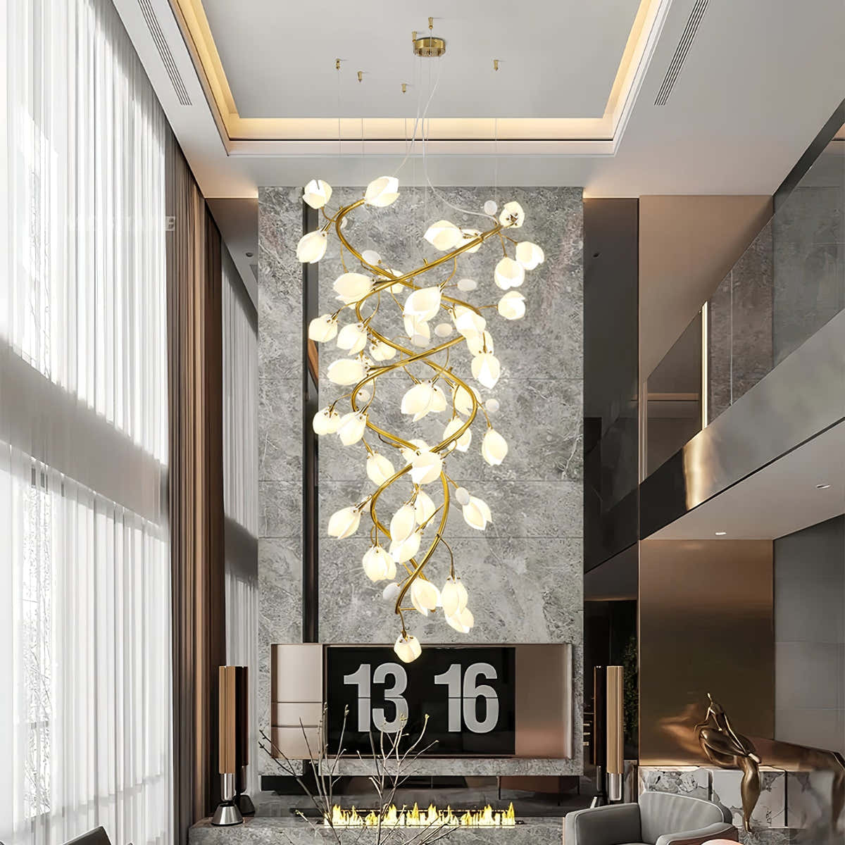 Lysandra Cascade Stairs Chandelier