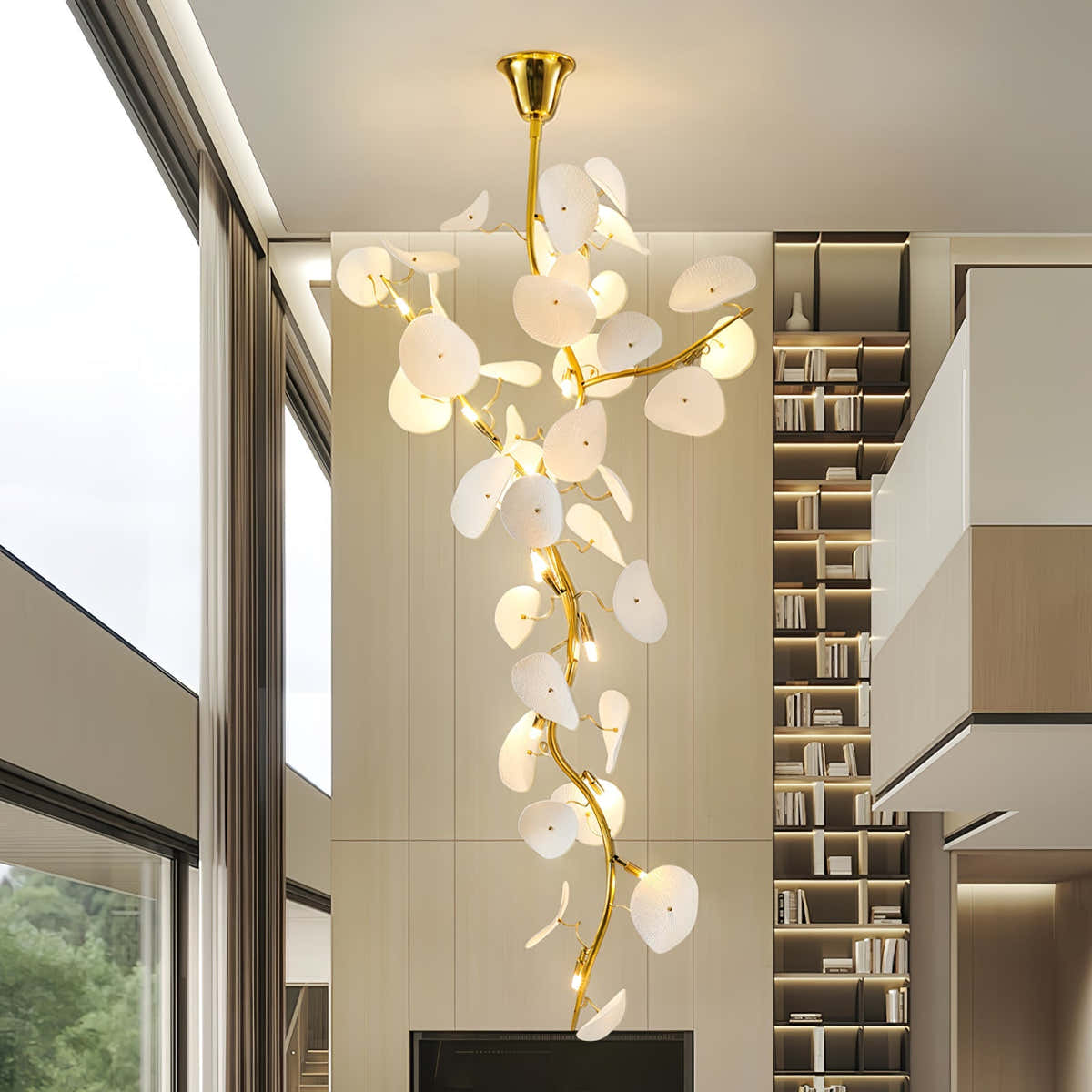 Nebula Petal Chandelier