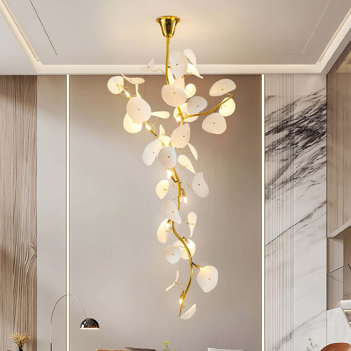 Nebula Petal Chandelier