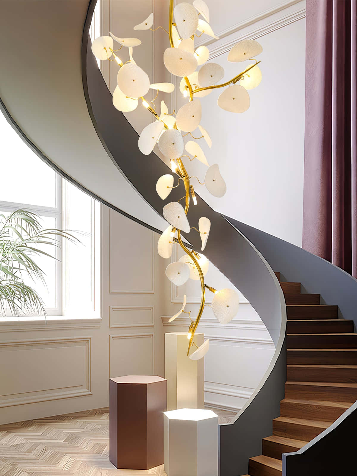 Nebula Petal Chandelier