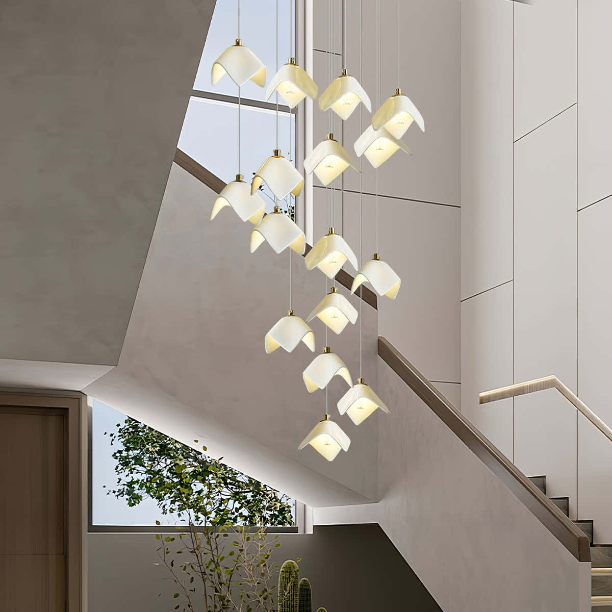 Orlani Cascade Stairs Chandelier
