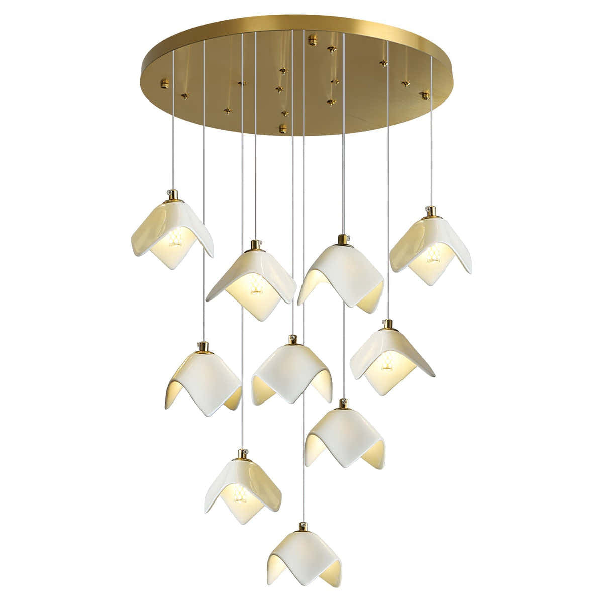 Orlani Cascade Stairs Chandelier