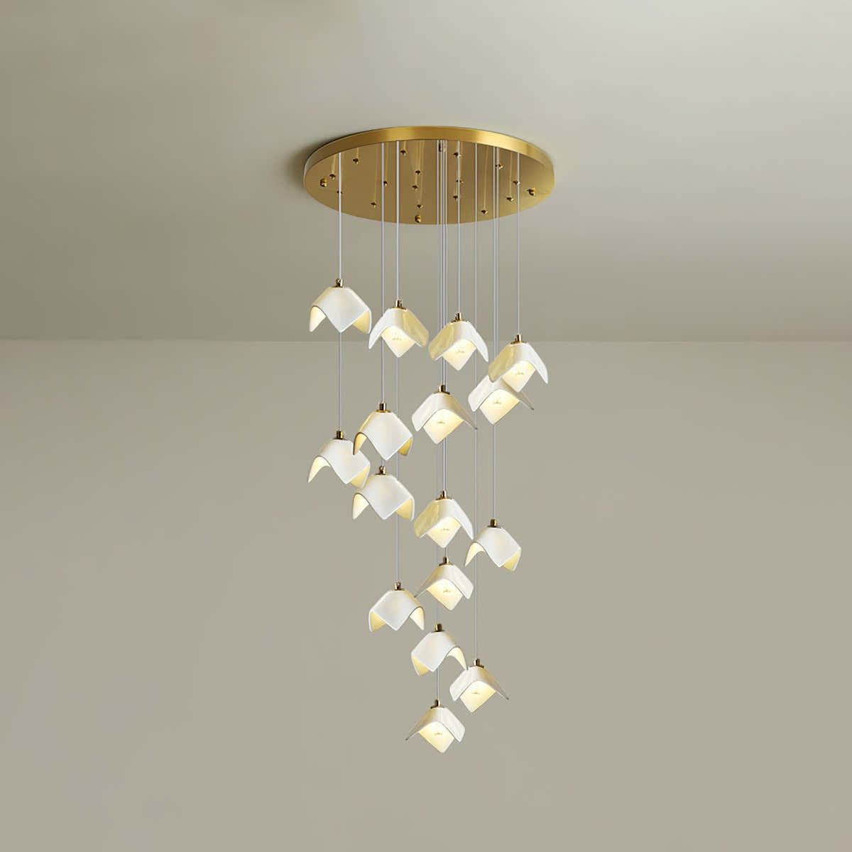 Orlani Cascade Stairs Chandelier