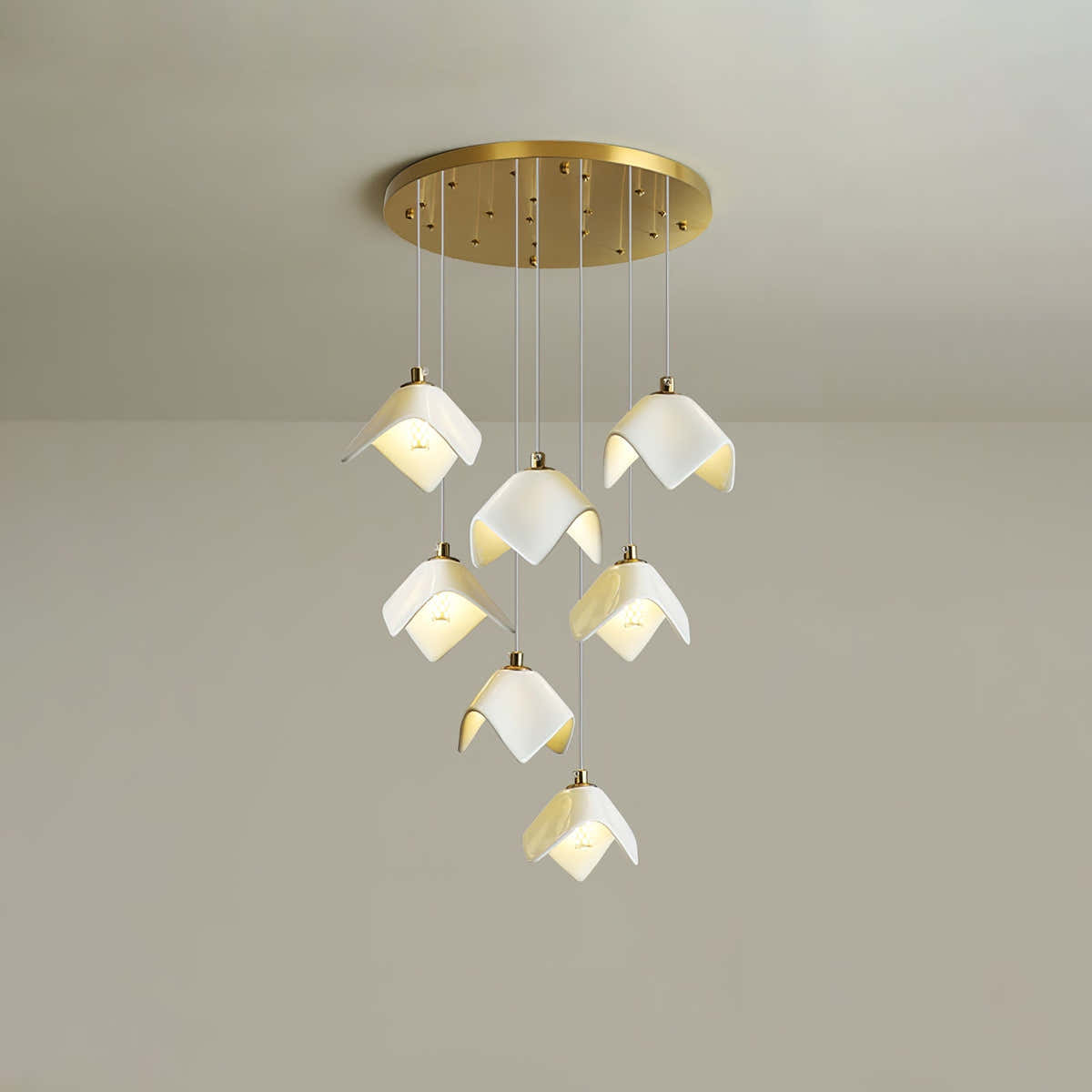 Orlani Cascade Stairs Chandelier