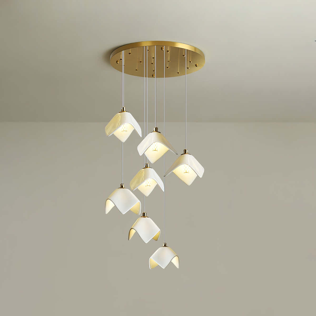 Orlani Cascade Stairs Chandelier