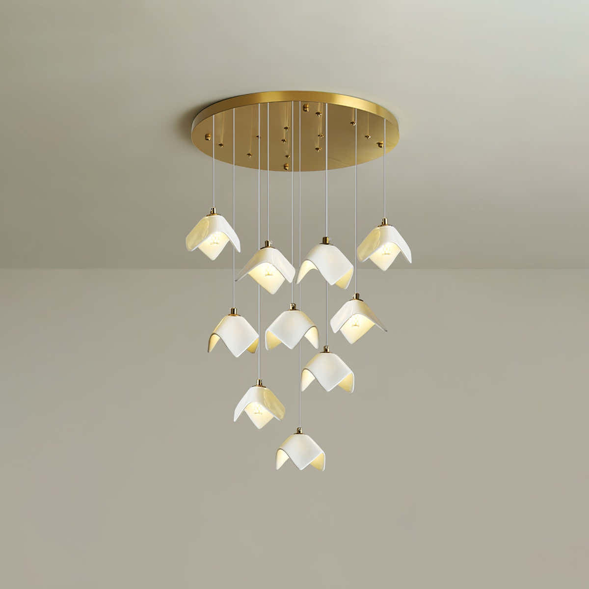 Orlani Cascade Stairs Chandelier