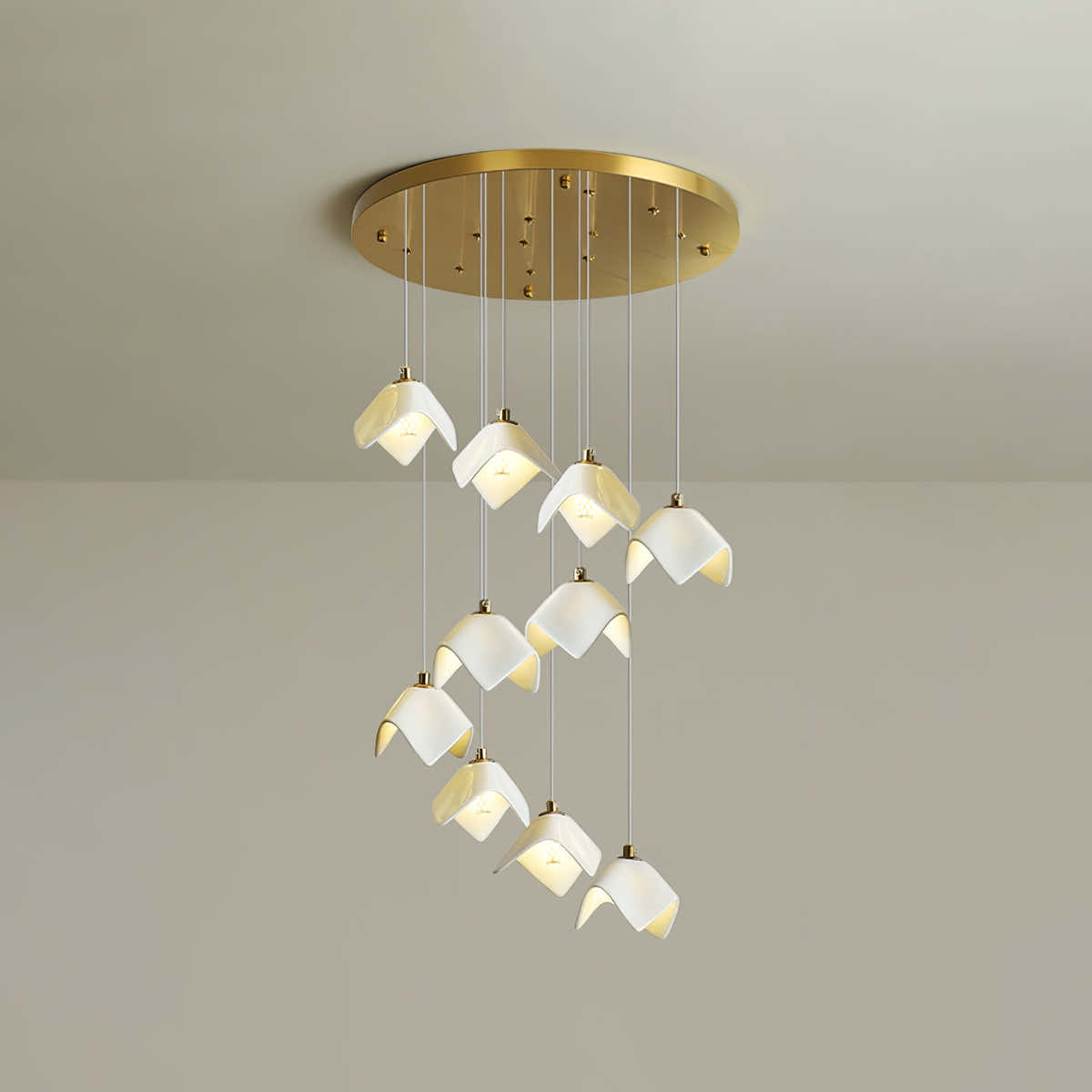 Orlani Cascade Stairs Chandelier