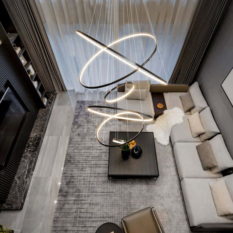 Orrery Rings Chandelier