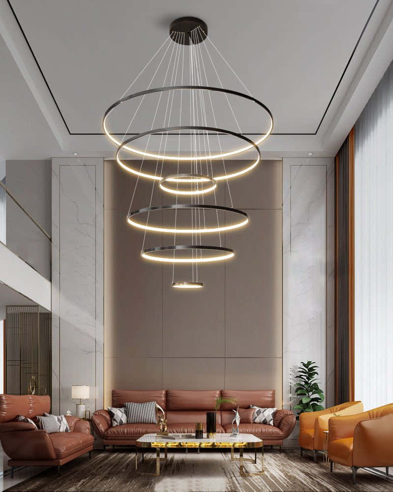 Orrery Rings Chandelier