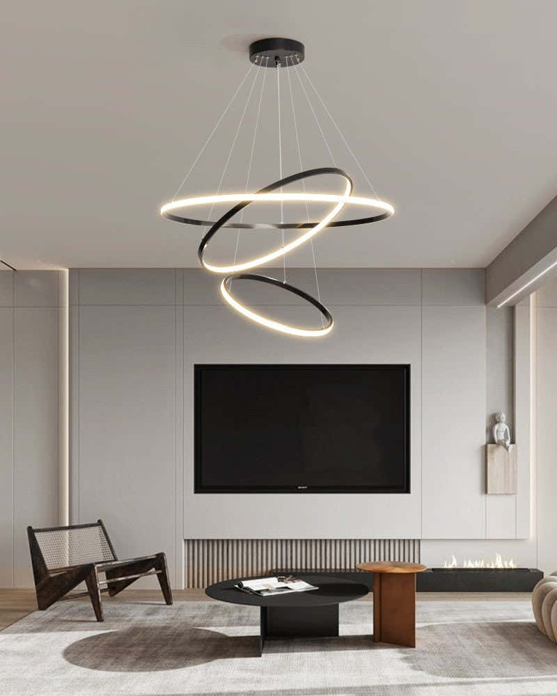 Orrery Rings Chandelier