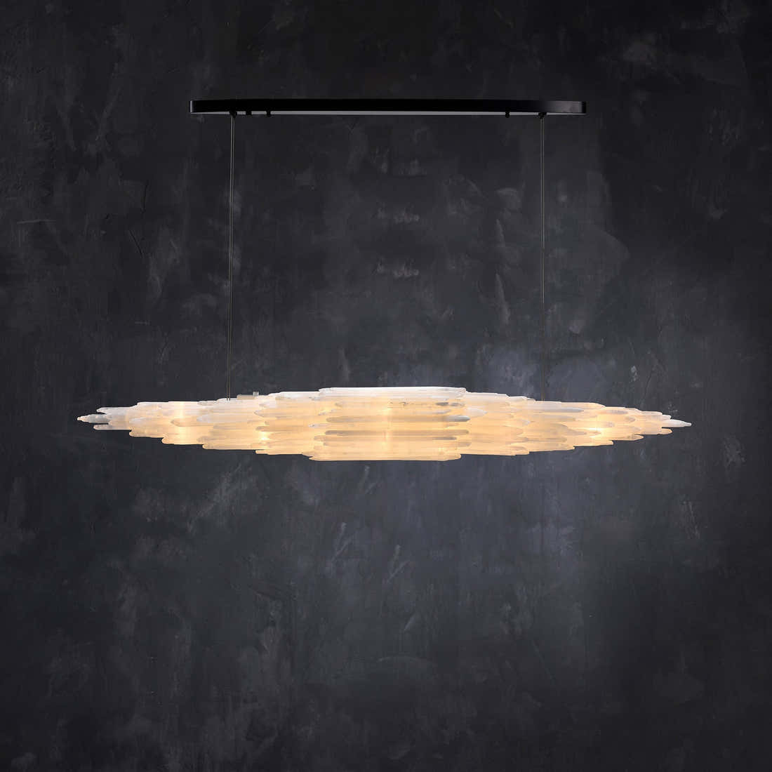 Art Selenite Medium Chandelier 53.9"