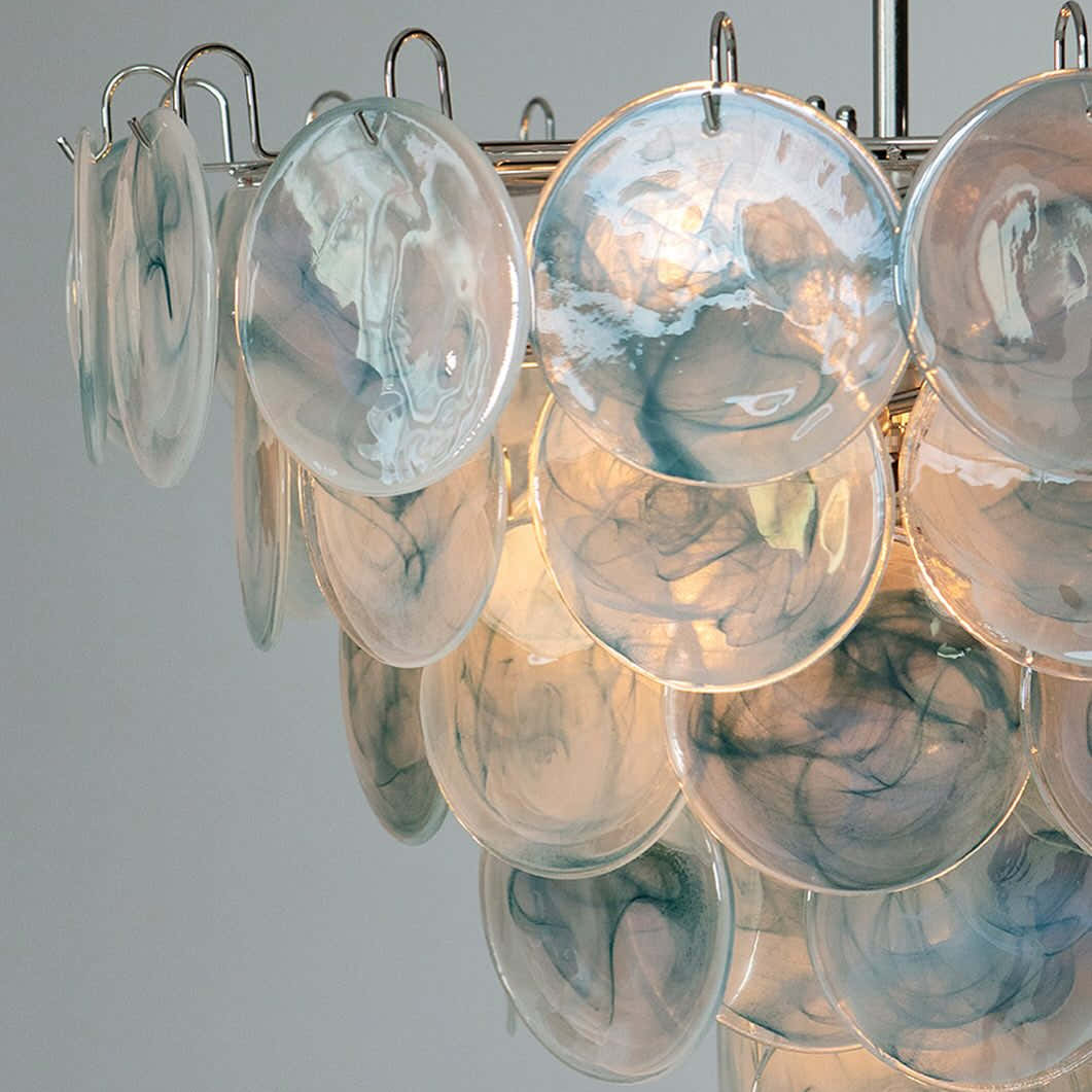 Murano Chandelier 57 Blue