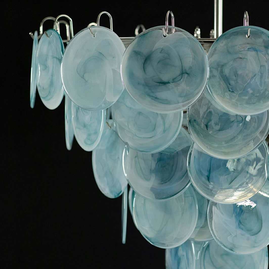 Murano Chandelier 57 Blue