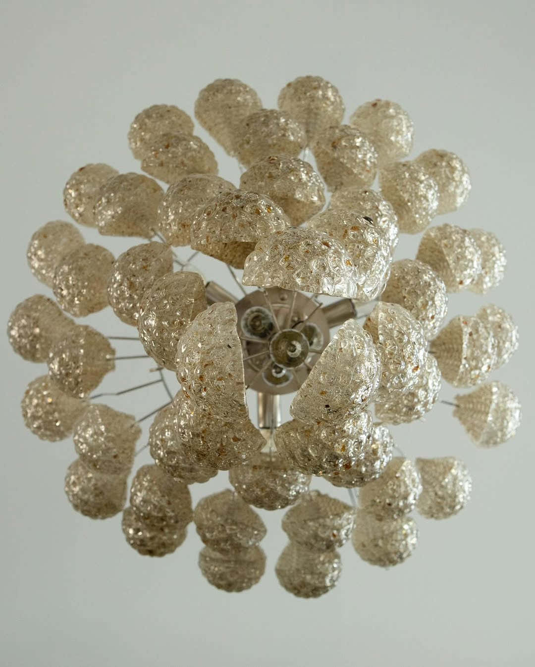 Murano Chandelier – Drop – 41 glasses – Amber