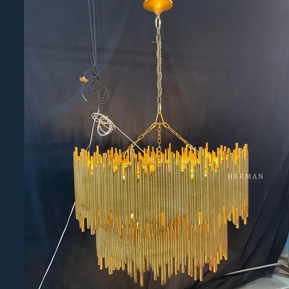 Althely 8 Lights  2-Tier Chandelier