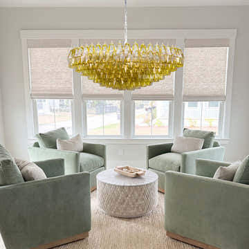 Sorrento Murano Glass Chandelier 35"