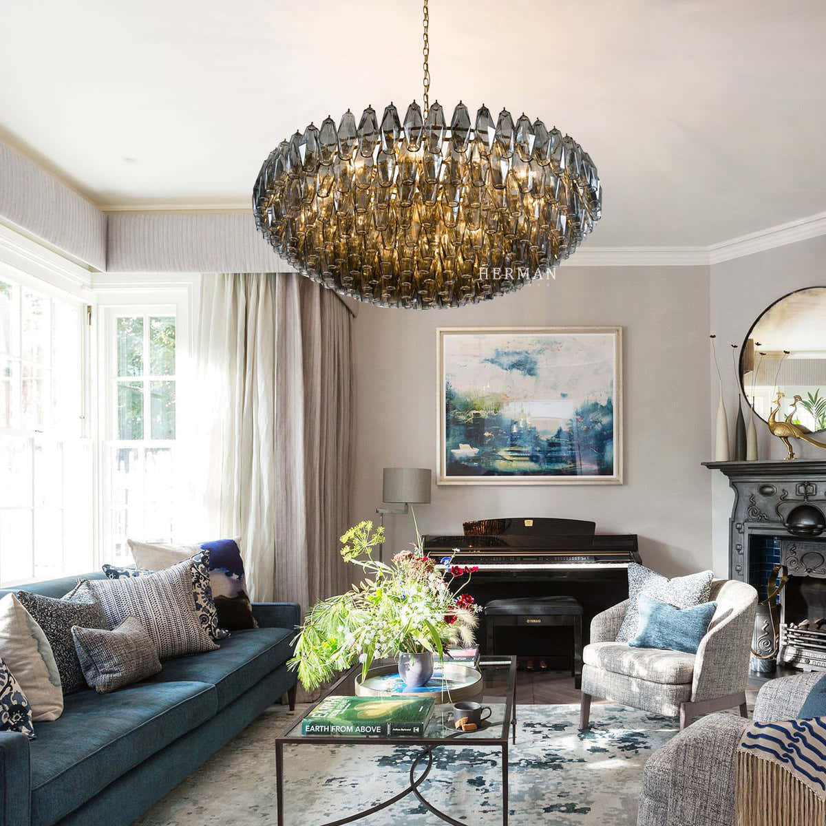 Sorrento Murano Glass Chandelier