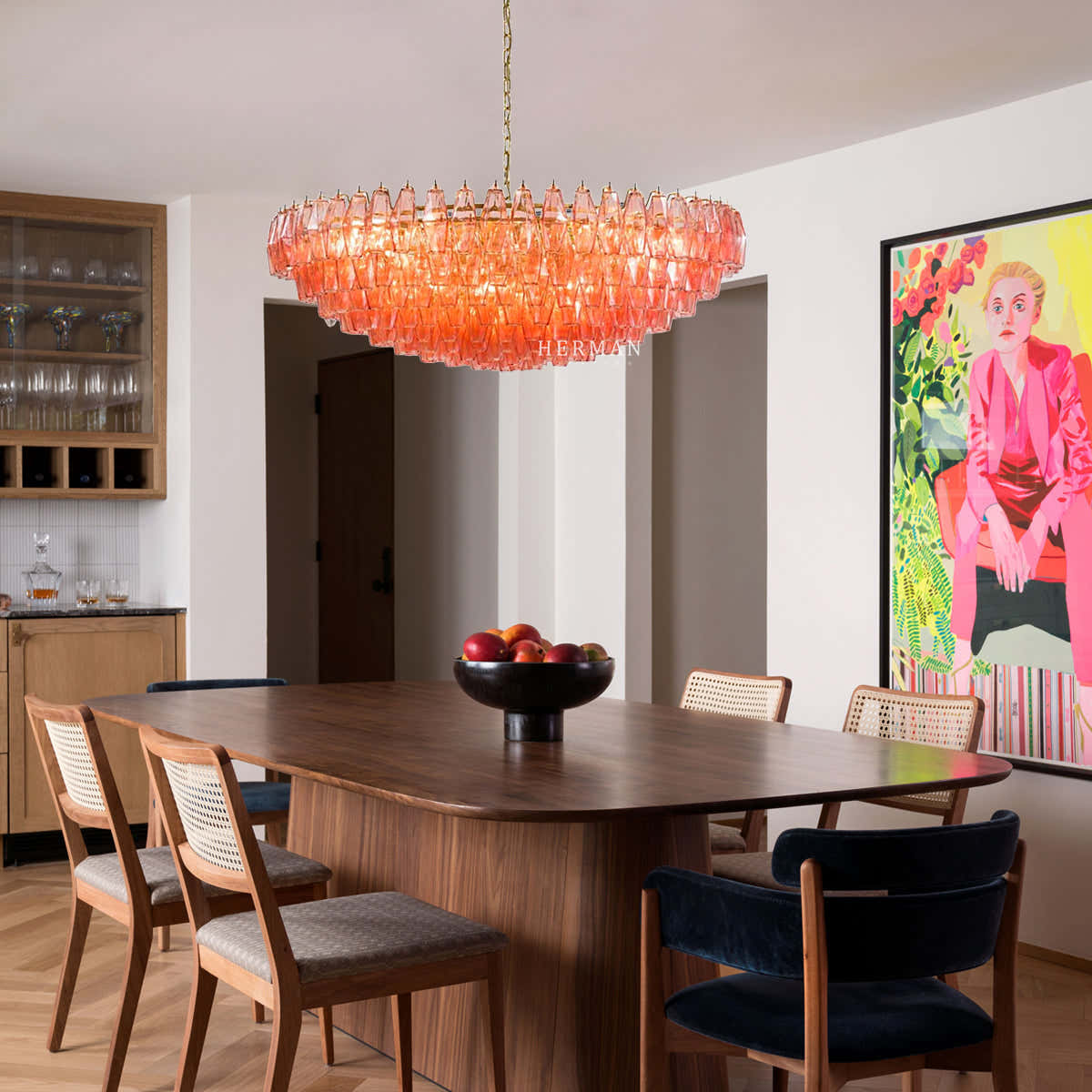 Sorrento Murano Glass Chandelier