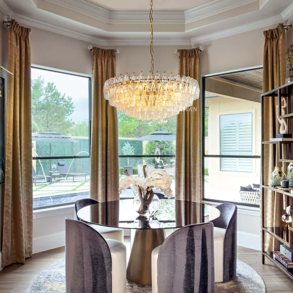 Sorrento Murano Glass Chandelier