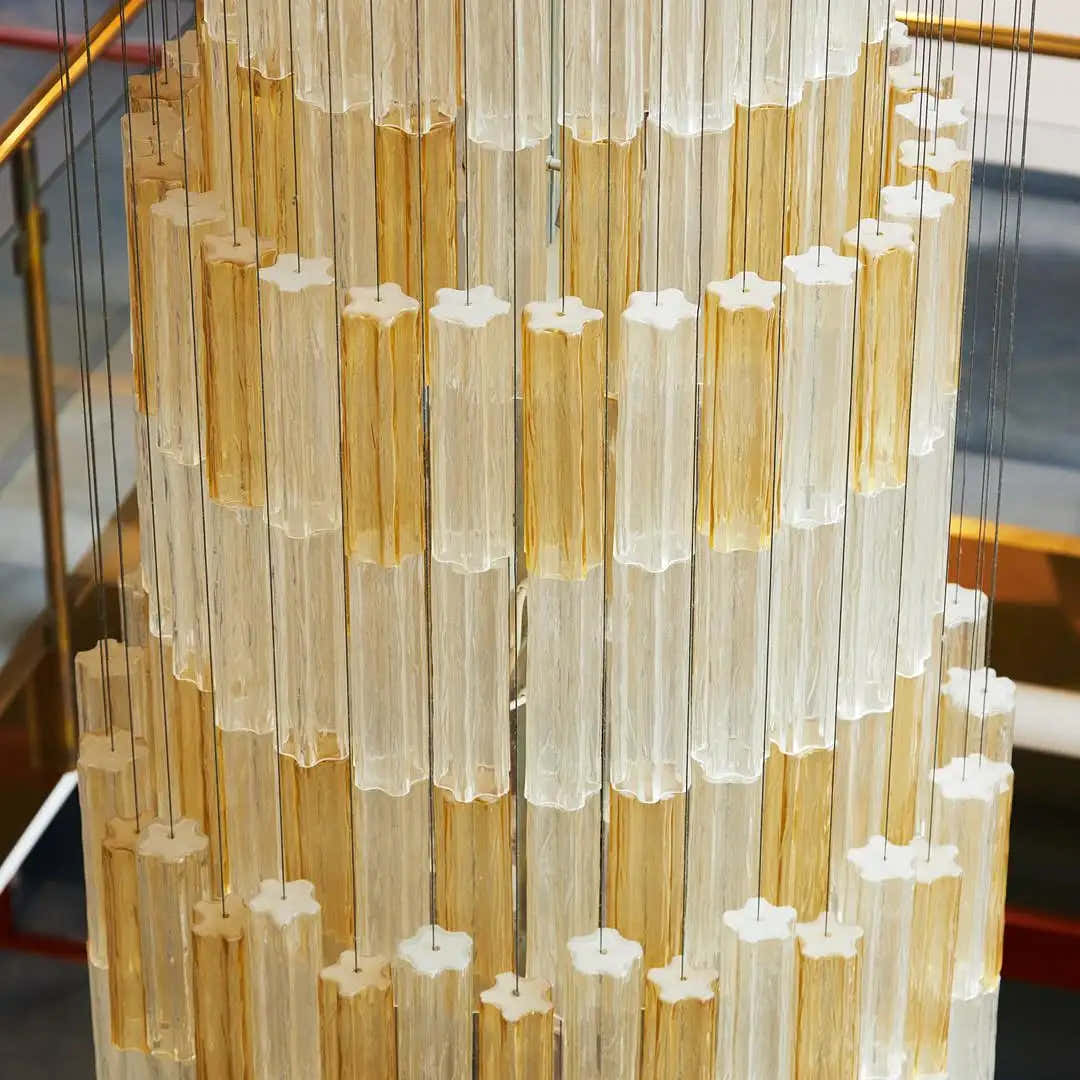 Unique Venini tronchi chandelier