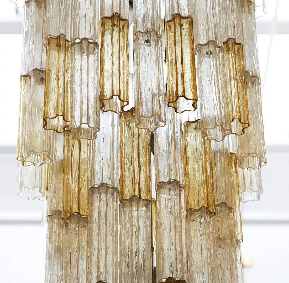 Unique Venini tronchi chandelier