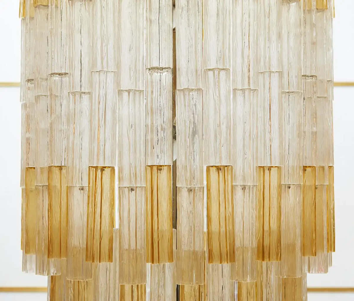 Unique Venini tronchi chandelier