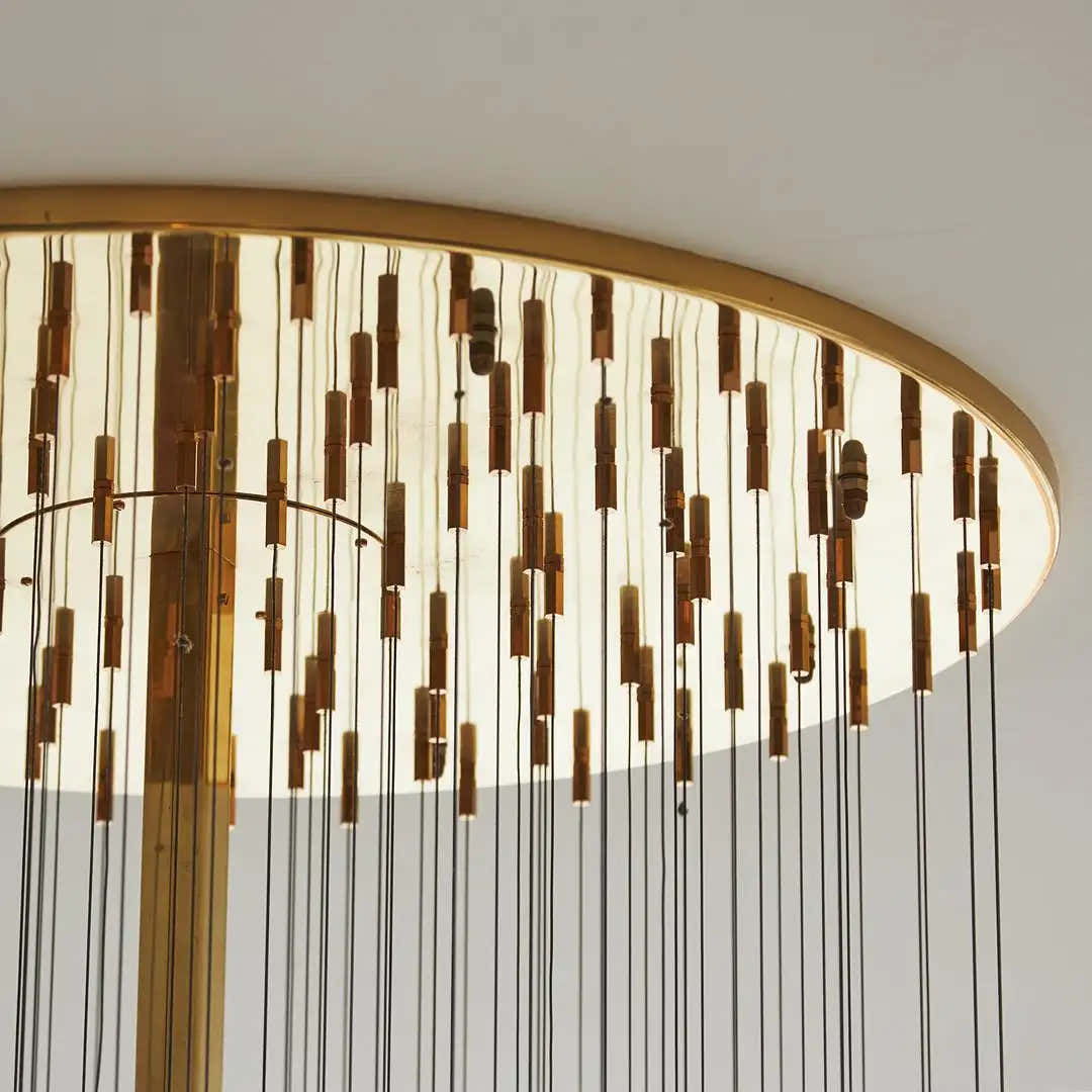 Unique Venini tronchi chandelier