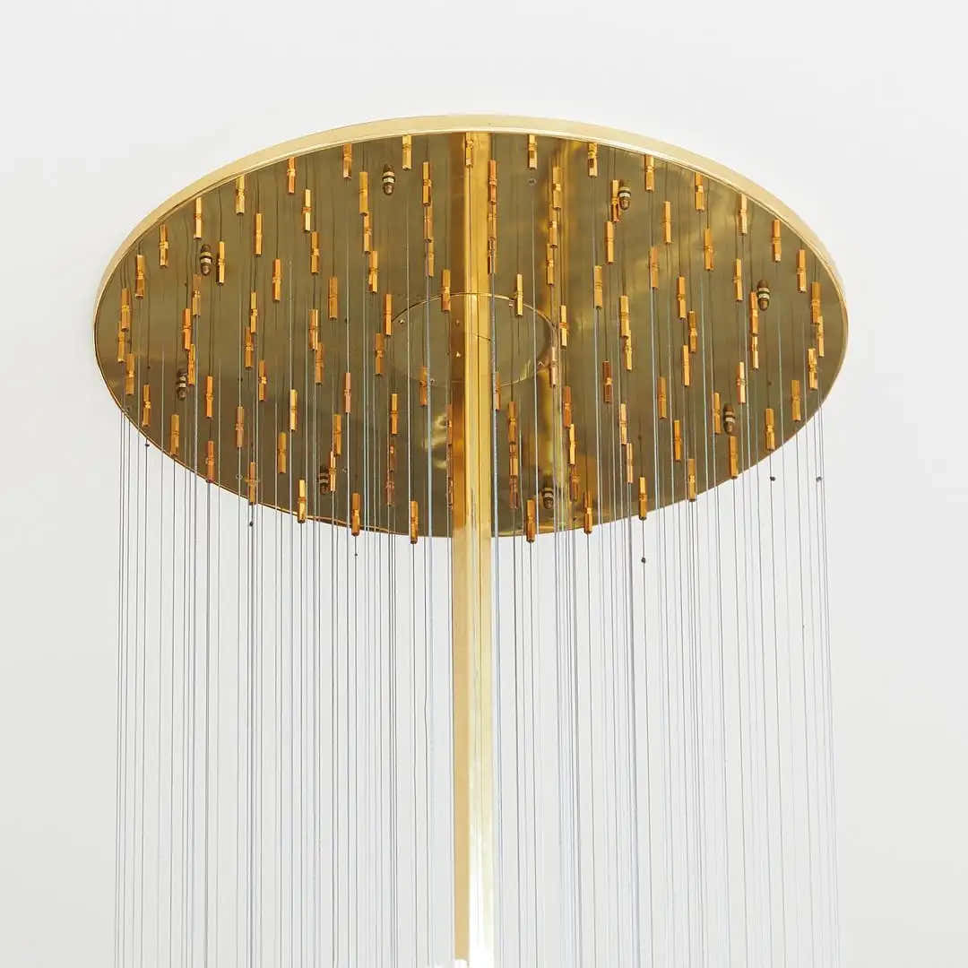 Unique Venini tronchi chandelier