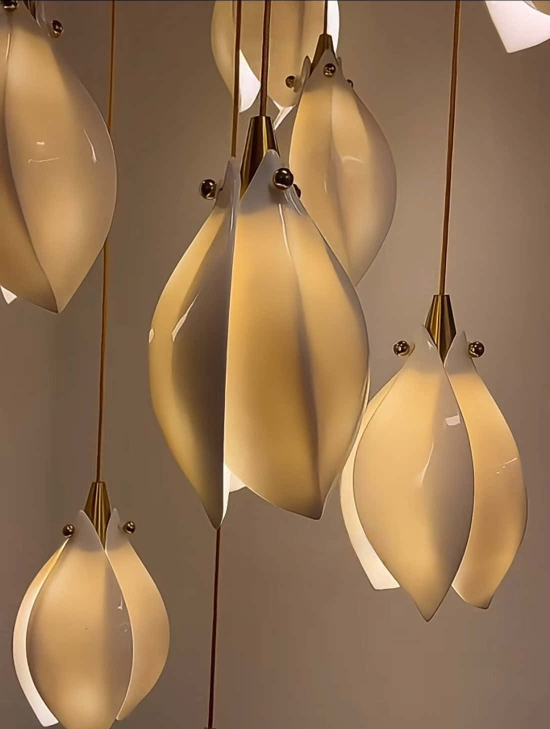 Ceramic LED Cluster Bloom Chandelier