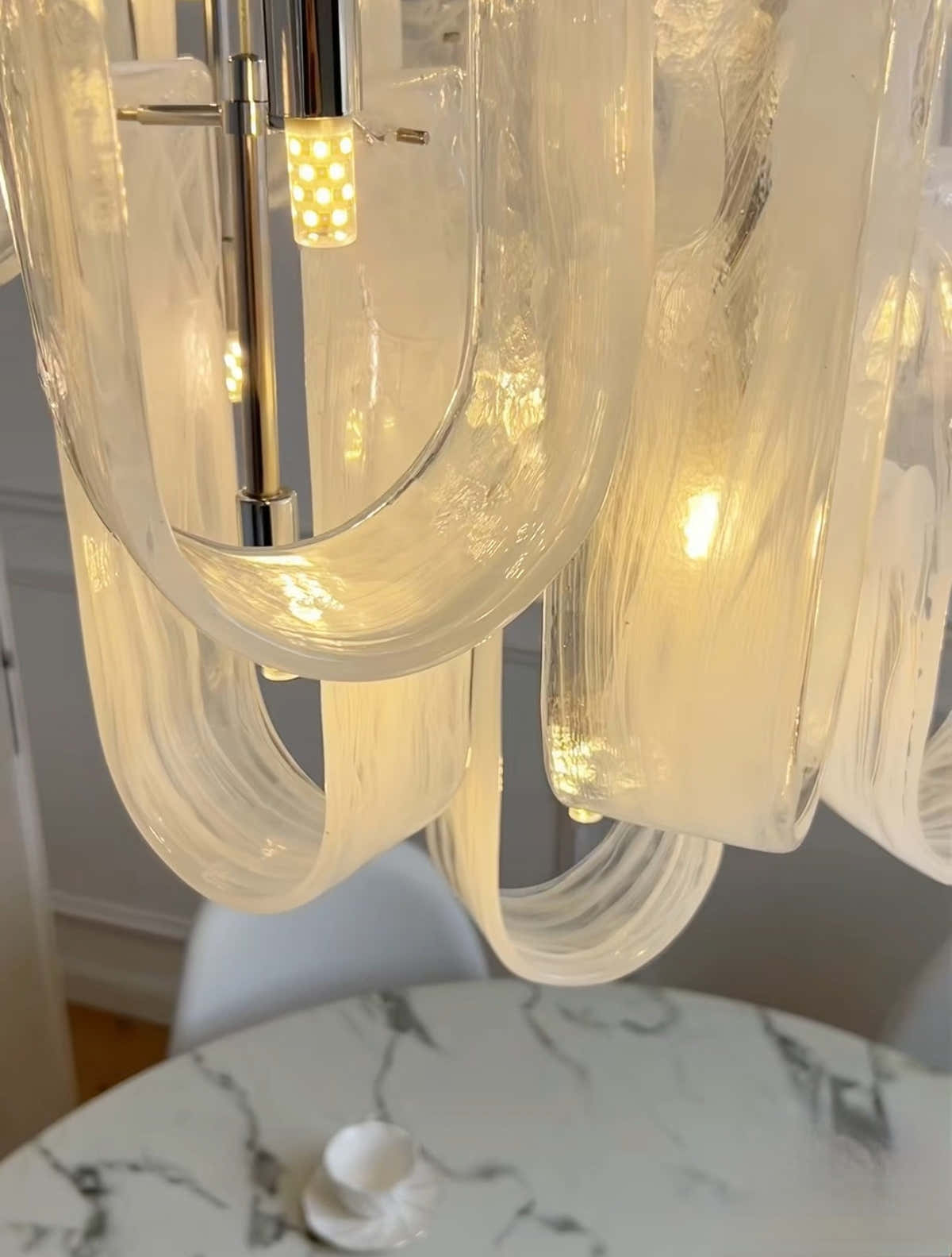 Luminous Waves Chandelier