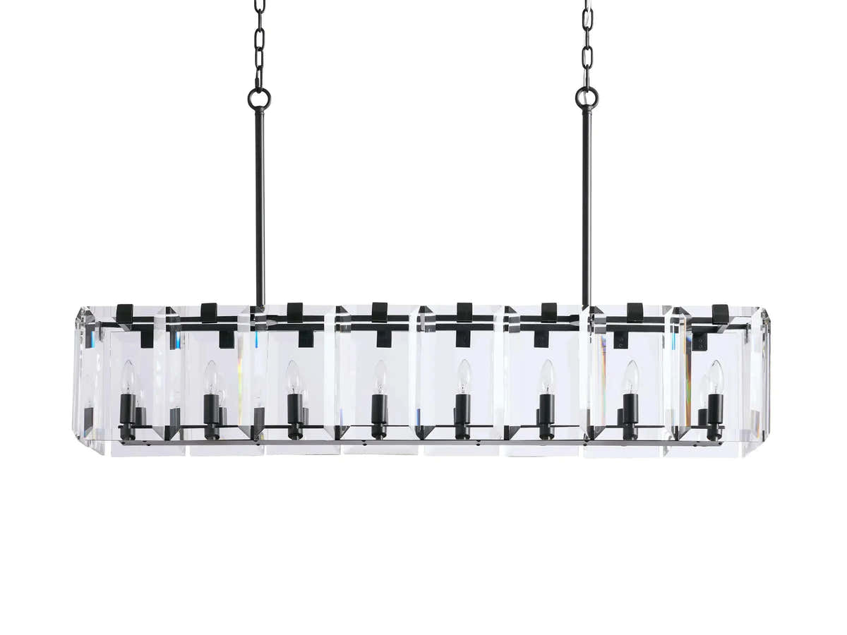 Amaya Rectangular Chandelier 40" 53"