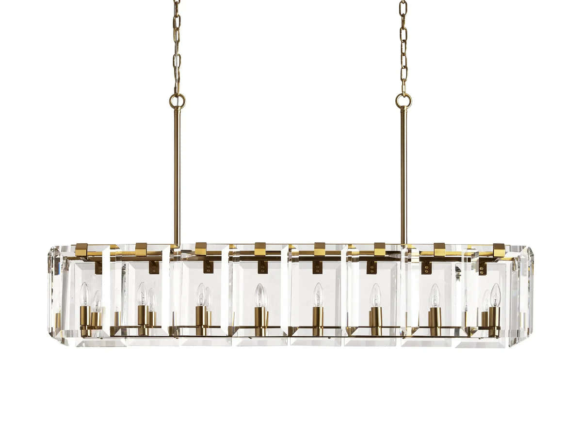Amaya Rectangular Chandelier 40" 53"