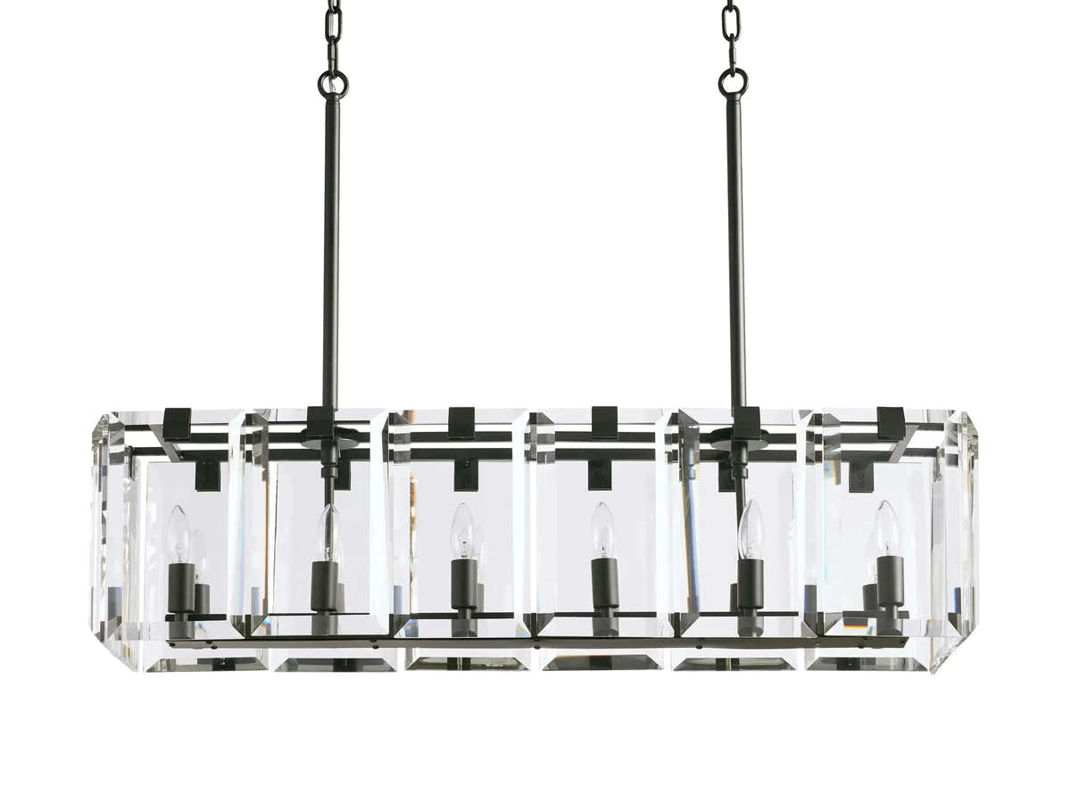 Amaya Rectangular Chandelier 40" 53"
