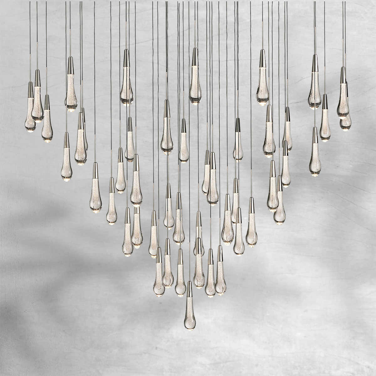 Soltaire Round Chandelier 17"24"36"48''58"
