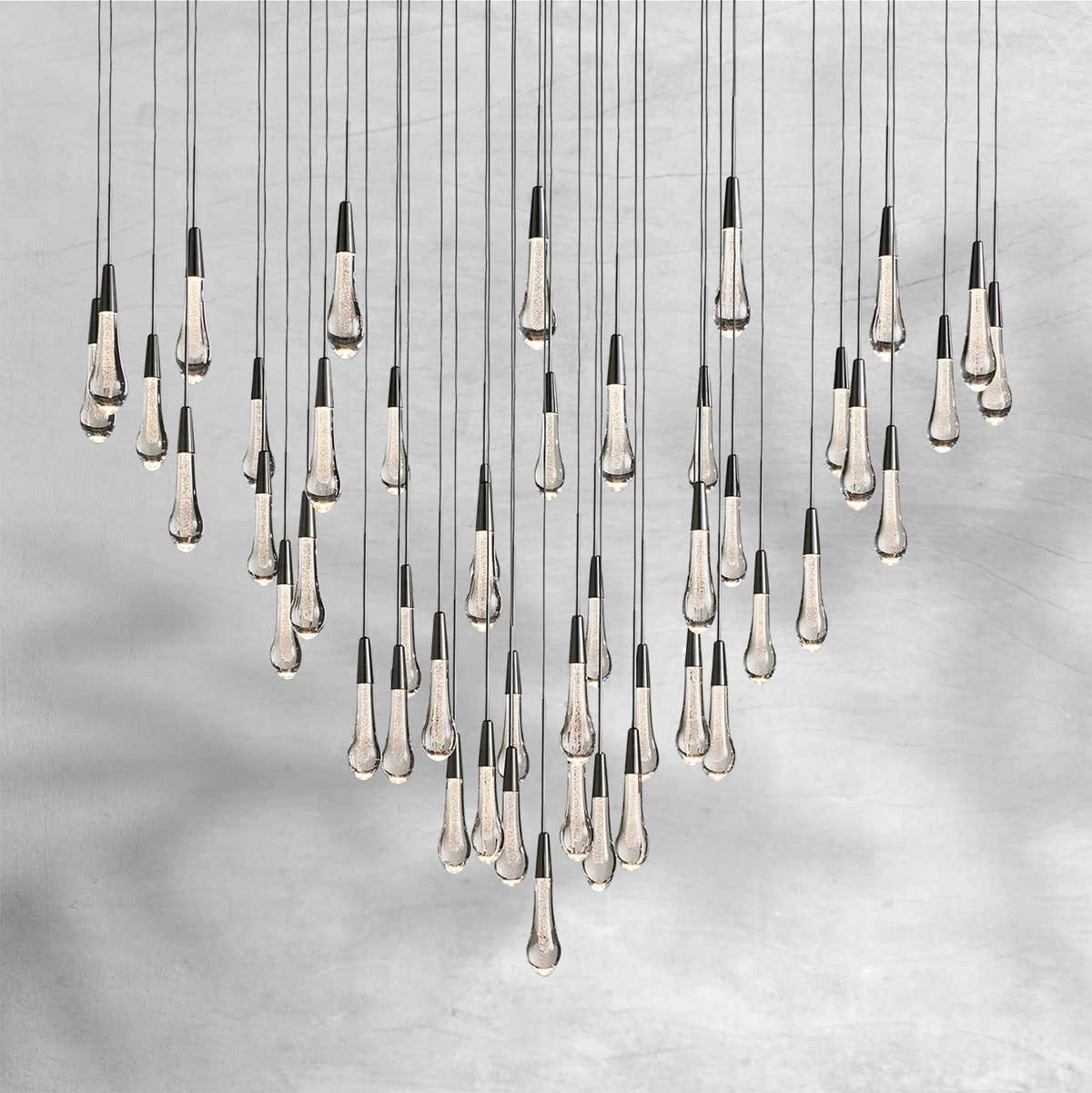 Soltaire Round Chandelier 17"24"36"48''58"