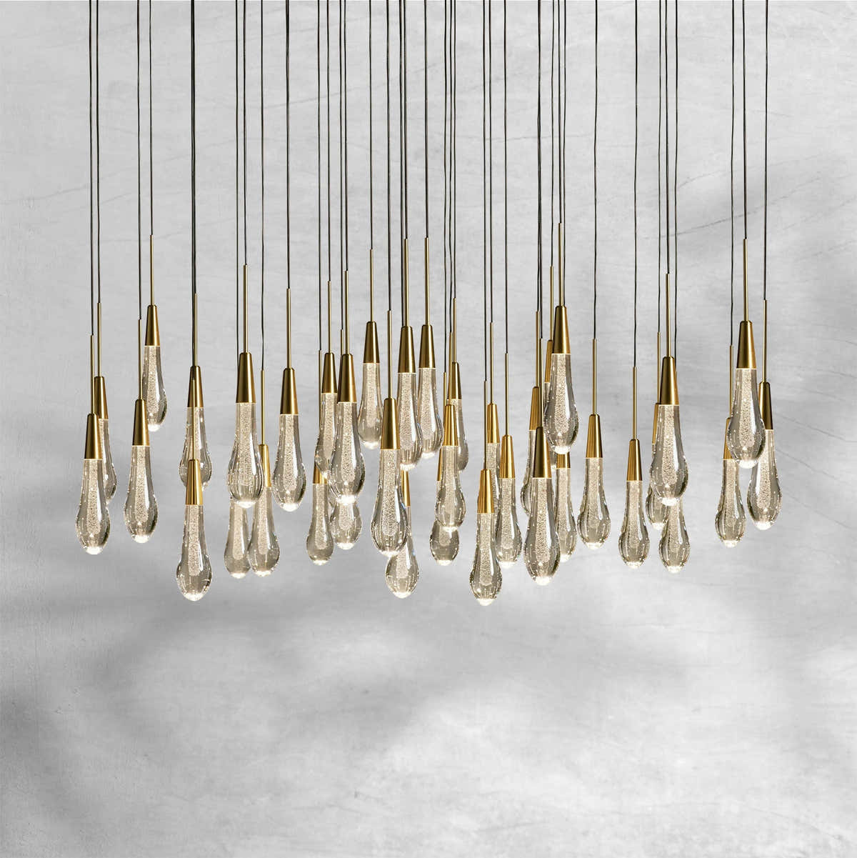 Soltaire Round Chandelier 17"24"36"48''58"